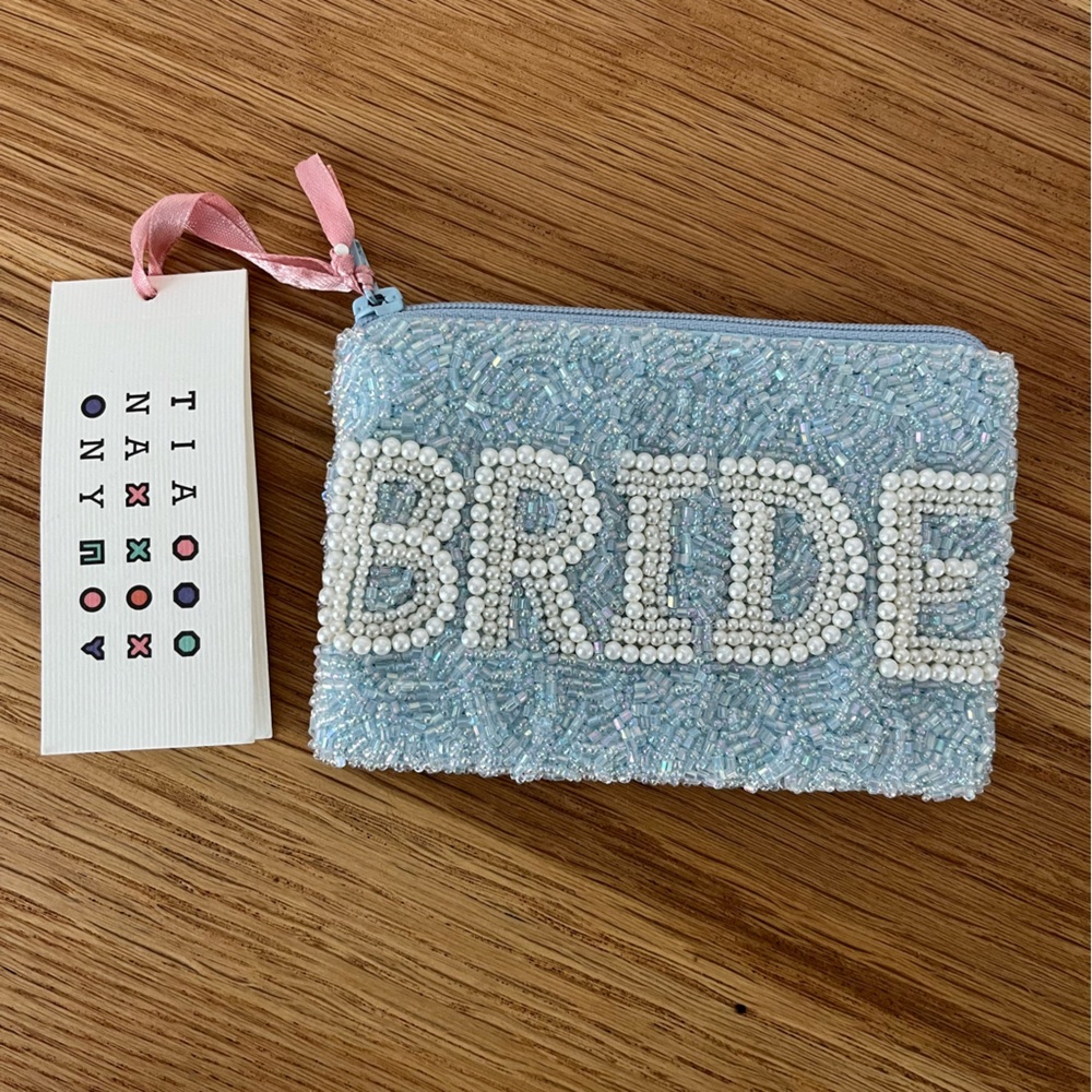 Beaded coin purse BRIDE